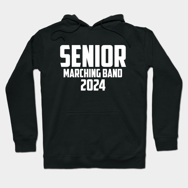 2024 Senior Snare Drum Class of 2024 Marching Band Hoodie by Giftyshoop